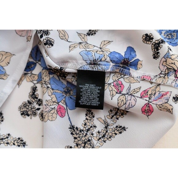 Liz Claiborne Career Woman 1X floral blouse office - Picture 6 of 6